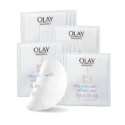 玉兰油（OLAY）抗糖小白瓶精华面膜15片装烟酰胺美白补水保湿面膜减黄生日礼物