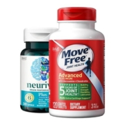 Move Free氨糖绿瓶120粒+Neuriva脑动力plus胶囊30粒美国进口
