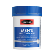 Swisse斯维诗 男性复合维生素片 120片*2瓶 含多种营养素 含B族VC钙镁 补充营养 提振精力 新旧产品随机发货