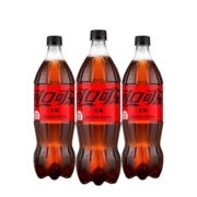 可口可乐（Coca-Cola） 可乐汽水碳酸饮料整箱装大瓶家庭分享装888ml瓶装 可乐零度888mlx3瓶