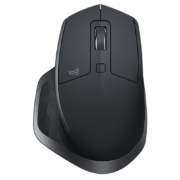 PLUS会员：logitech 罗技 MX Master 2S 2.4G蓝牙 双模无线鼠标 4000DPI 儒雅黑