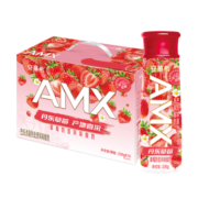 伊利 安慕希AMX草莓奶昔风味酸奶230g*10瓶/箱 减50%蔗糖 7月产