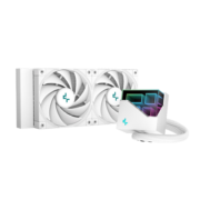 九州风神（DEEPCOOL）冰魔方240CPU一体式水冷散热器白（无限镜像冷头/三相六极马达/PWM调速/磁吸定位安装）