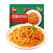 Plus会员：三全 微波番茄肉酱口味意大利面280g