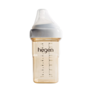 HEGEN新加坡进口婴幼儿新生儿宝宝多功能PPSU宽口 240ml 配2滴奶嘴