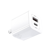 努比亚（nubia）20W双口氮化镓GaN Pro充电器PD20W苹果iPhone14/13promax/12/8P/X/XR通用iPad华为Type-C充电头白