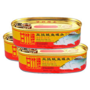 甘竹牌 豆豉鲮鱼罐头227g*3罐 广东特产方便速食下饭菜即食鱼罐头