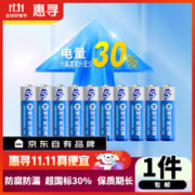 惠寻 AA 5号碱性电池 1.5V 10粒装