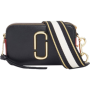 马克.雅可布（MARC JACOBS）女士 SNAPSHOT系列 黑色红色拼接相机包 M0012007-011