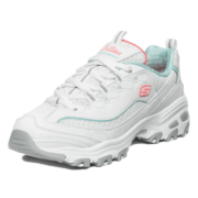 斯凯奇（Skechers）秋季透气老爹鞋女运动休闲鞋99999863 WLB白色/浅蓝色 37