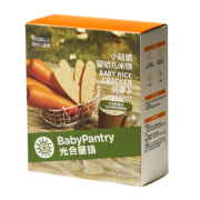plus会员、概率券、需入会:光合星球（THE BABYPANTRY）婴幼儿米饼胡萝卜味 50g1.41元包邮