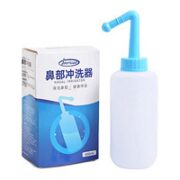 JIFUYILIAO 吉孚医疗 洗鼻器 500ml+洗鼻盐 10包+双洗喷头+温度贴