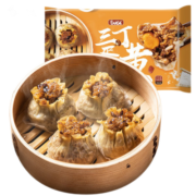 一条狗 糯米三丁蛋黄烧麦 烧卖 540g 6只 面点生鲜 儿童早点 早餐半成品