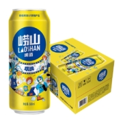 崂山啤酒 白啤9度500ml*12听*2件+赠同款1件
