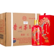 京东百亿补贴：MOUTAI 茅台 贵州茅台 酱香型白酒 43度 （中国红）500ml *6瓶