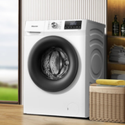 20点！Hisense 海信 纤薄系列 HG90DG12F 滚筒洗衣机 9kg 陶瓷白