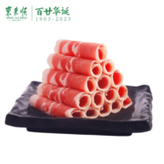 中华老字号，东来顺 草原羔羊原切羊肉片 500g/袋*3件
