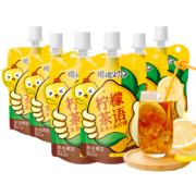 樱桃小丸子 柠檬茶果汁蒟蒻吸吸果冻150g*6袋 1.8斤+凑单品