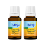 Ddrops滴卓思 儿童AD滴剂0岁以上婴幼儿钙ad3钙吸收 DD小滴瓶drops复合维生素AD 婴儿D3滴剂400iu*2瓶（非维生素ad）