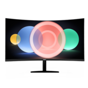 HKC/惠科 27英寸 黑色 1800R 三边微边框 HDMI 宽屏 低蓝光不闪屏 高清电脑液晶曲面显示器 C270