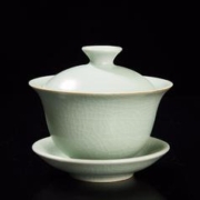 容山堂 cb685 天青三才盖碗 茶杯 160ml 玉之颜