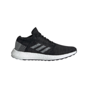 adidas阿迪达斯官方PureBOOST GO W女子运动休闲实用舒适跑步鞋 黑/浅灰白 38(235mm)