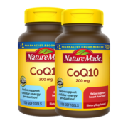 Nature Made天维美 高含量辅酶CoQ10胶囊 200mg 130粒/2瓶 成人 送礼优选 美国进口
