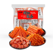 plus会员、需首购礼金：比比赞（BIBIZAN）网红辣条 360g 约12包/袋
