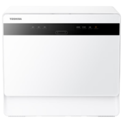预售：东芝(TOSHIBA) 洗碗机台式 5套大容量 洗烘一体 自动开门烘干 易安装 家用 全自动刷碗机Z4