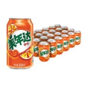 MIRINARA 美年达 橙味汽水 330ml*24罐整