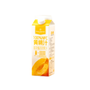 京东百亿补贴：One's Member 1号会员店 100%NFC黄桃汁 NFC果汁 100%果汁饮料 1L*4