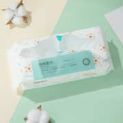 全棉时代（PurCotton）干湿两用日用纯棉柔巾40GSM平纹80片/包 棉柔巾80片*6包