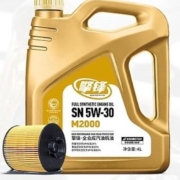 plus会员：统一润滑油 统一 擎锋重塑 全合成机油 汽机油 5W-30 SN级 4L 含机滤包安装