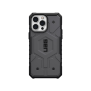 UAG【磁吸充电】适用于iphone14promax手机壳苹果14promax手机壳Magsafe气囊防摔防指纹商务硬壳【探险银色】