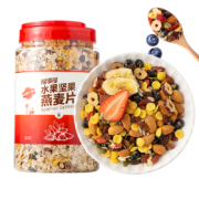 PLUS会员、需抢券: 福事多 水果坚果燕麦片 1000g14.31元包邮