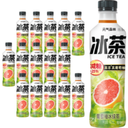 元气森林 冰茶系列 葡萄柚冰绿茶 450mL*15瓶