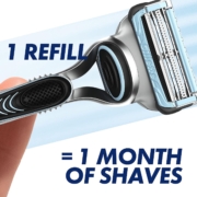 Gillette 吉列 SKIN 云感 手动剃须刀套装（1刀架+10刀头）