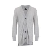 Massimo Dutti 女士含羊毛休闲百搭宽松V领针织外套