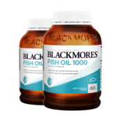 澳佳宝Blackmores原味深海鱼油软胶囊超值装400粒*2瓶EPA鱼油Omega3成人中老年人澳洲进口纯净安全性价比rtg