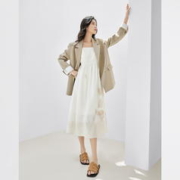 DUIBAI 对白 ×冯玮艺术家联名感西装外套女2023秋季新款休闲西服