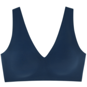 维多利亚的秘密（Victoria's Secret）【何穗同款】Q弹软支撑果冻条背心式舒适无钢圈无痕文胸女Ⅱ 98L4海军蓝 11216629 S