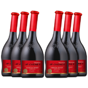 PLUS会员、概率券：J.P.CHENET 香奈 法国进口 半甜红葡萄酒 750ml*6瓶装