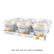 卡士 CLASSY.KISS 黄桃果粒鲜酪乳 100g*6杯 低温酸奶风味发酵乳