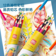 deli 得力 7070-12 油性彩铅 12色