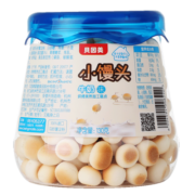 贝因美（Beingmate）儿童零食 牛奶味小馒头 宝宝磨牙棒小蛋酥 奶豆饼干 130g