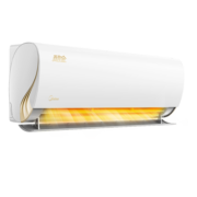 美的（Midea）空调挂机 新一级能效 节能省电新升级 智能变频冷暖两用 家用卧室壁挂式防直吹 以旧换新 1.5匹 酷金 KFR-35GW/N8ZHA1