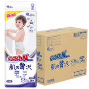 大王（GOO.N）日本GOO.N大王奢华肌纸尿裤XL36片*4/箱新升级