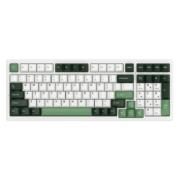 VGN S99 99键 2.4G蓝牙 多模无线机械键盘 斑斓绿 极光冰淇淋轴 RGB