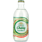 Chang 象牌 泰象（chang）泰国进口苏打水原味玻璃瓶气泡水 325ml*4瓶