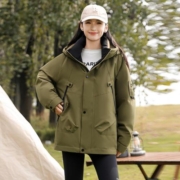 27日10点、补贴购：SNOWFLYING 雪中飞 男女短款廓形羽绒服2023秋冬户外出游工装风外套